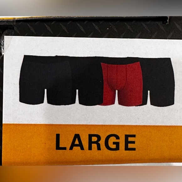 Men’s CATERPILLAR STRETCH BOXER BRIEFS with contour pouch - NIB - Size: L - Picture 6 of 8